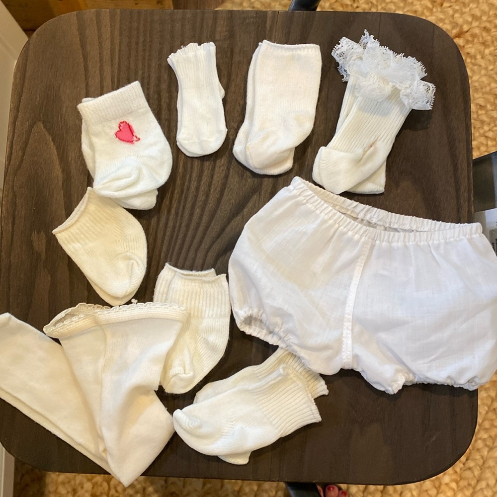 American Girl socks and undergarments